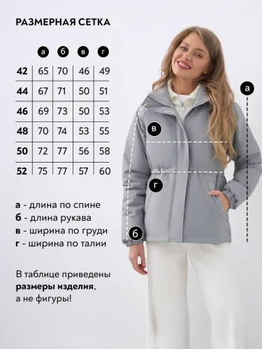 Серая куртка демисезонная с капюшоном OffCold фото 8